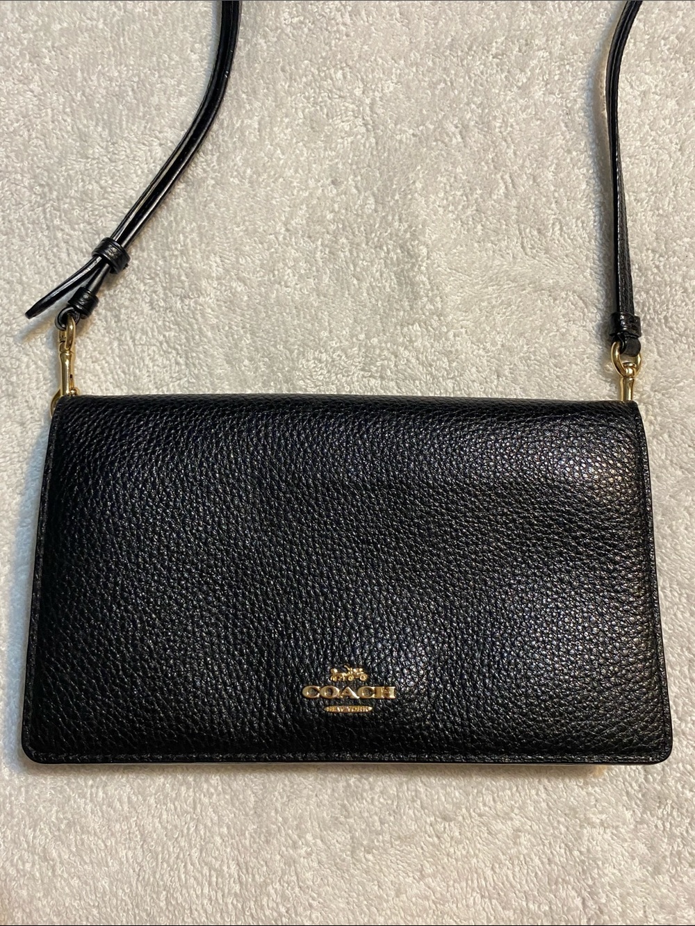 Coach Black Leather Small Crossbody - Picture 8 of 8